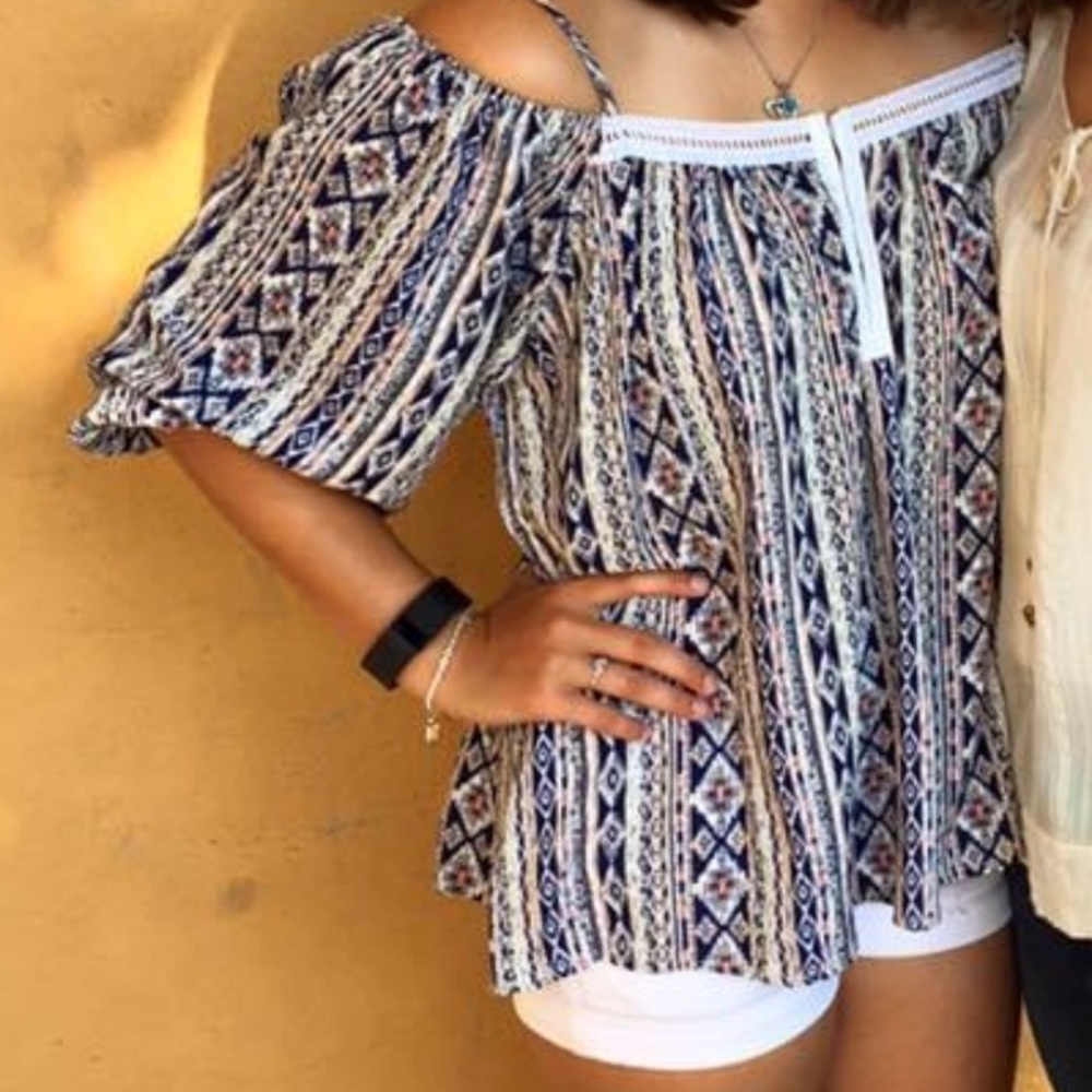 Off the shoulder blouse